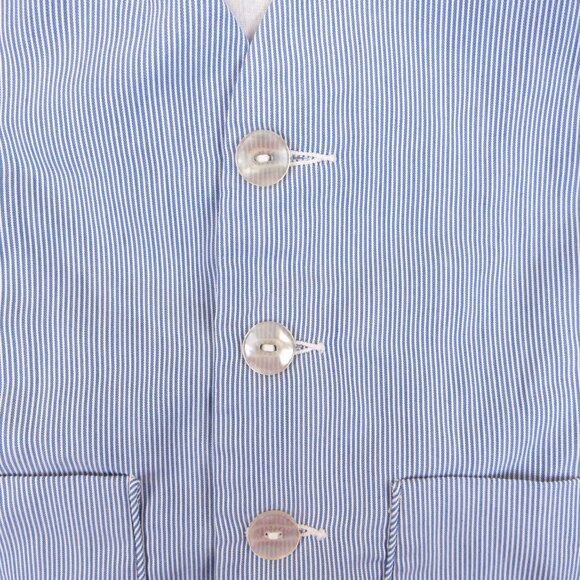 Magic Years Vintage Overall Set Toddler Boy 2T Jacket Shorts Two Piece Pinstripe - Picture 2 of 16